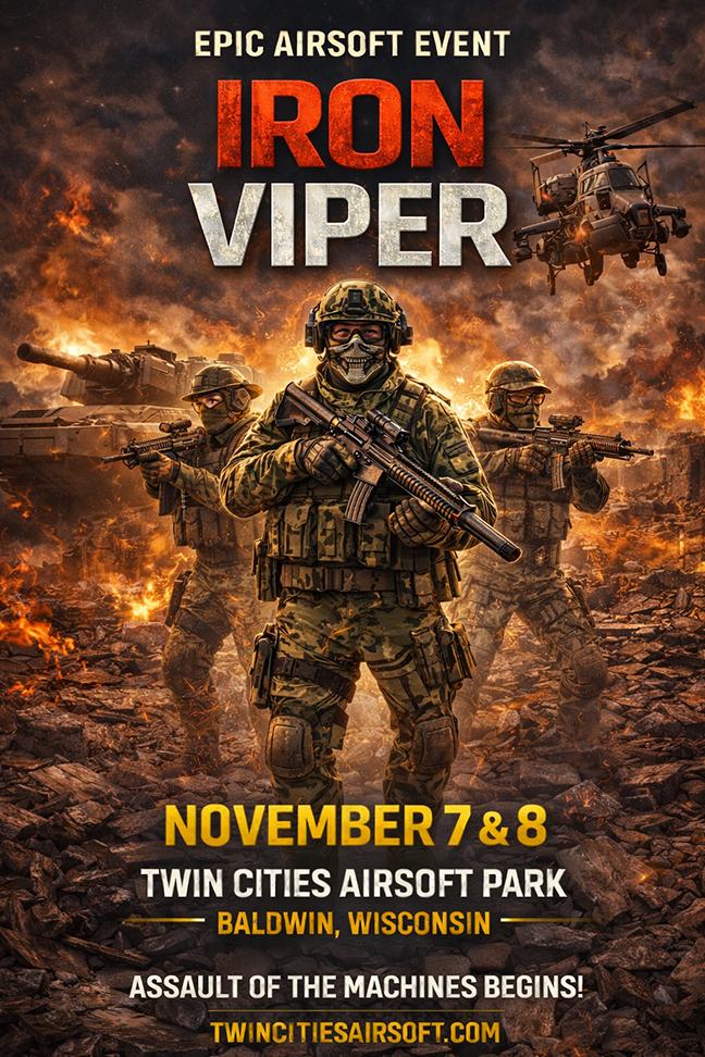 Iron Viper event flyer