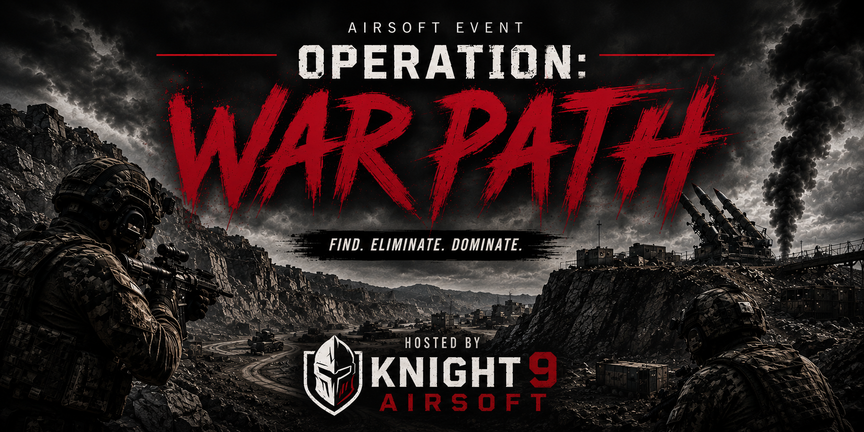 Operation War Path event flyer