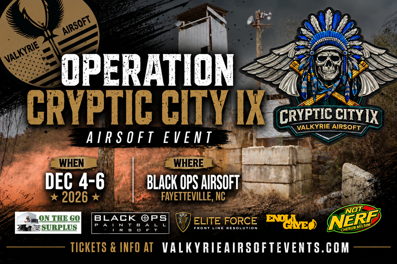 Cryptic City IX event flyer