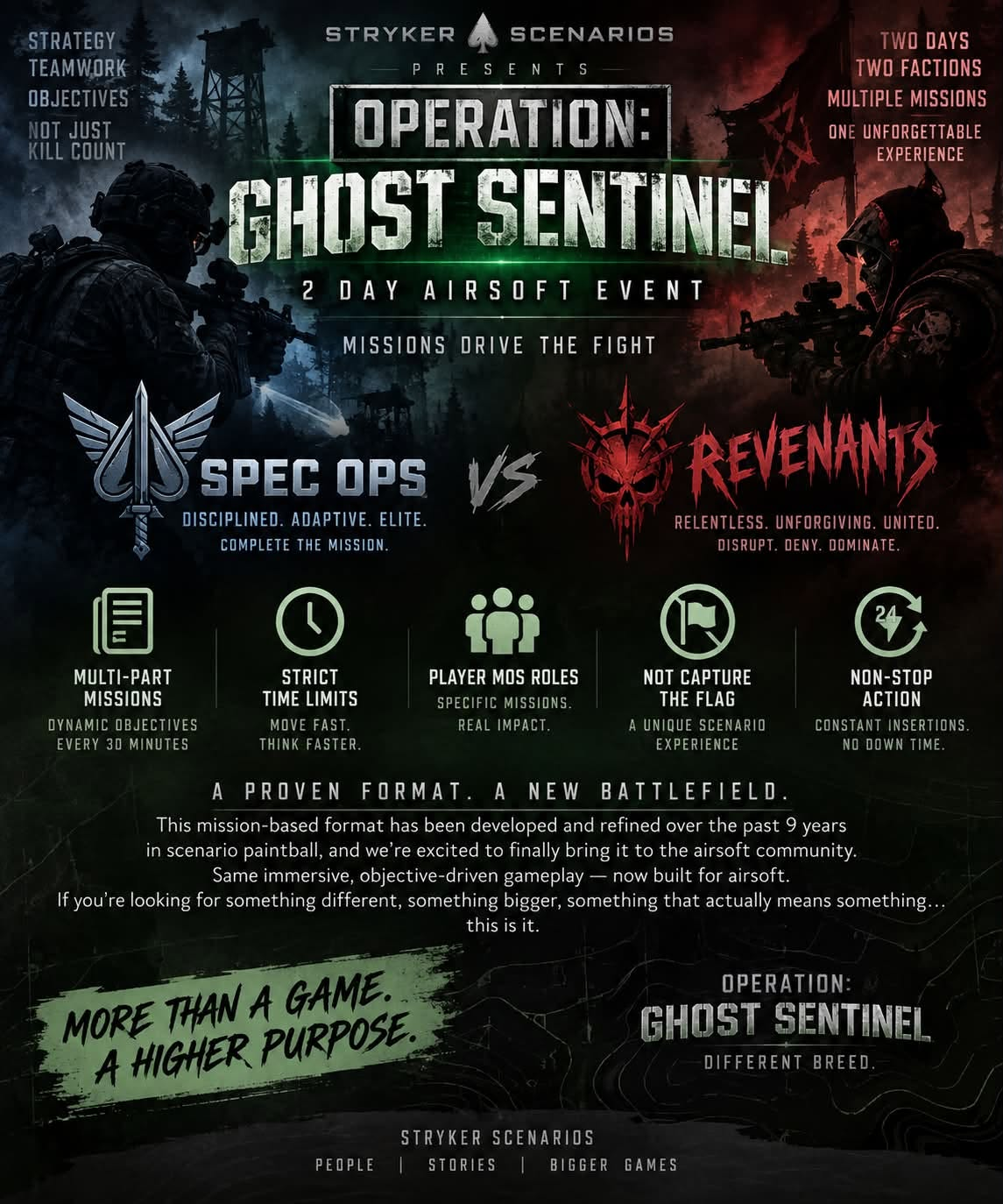 Operation Ghost Sentinel event flyer