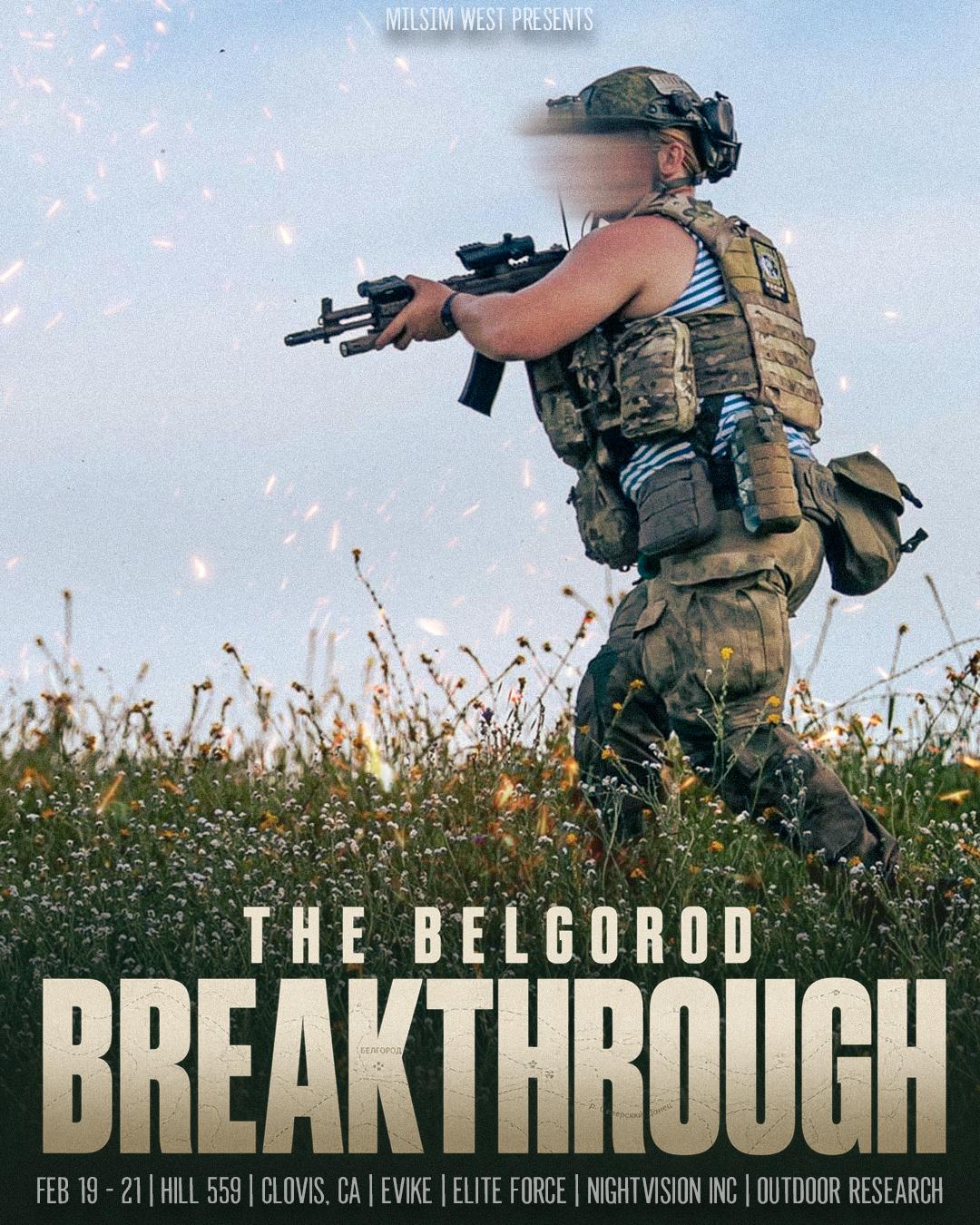 The Belgorod Breakthrough event flyer